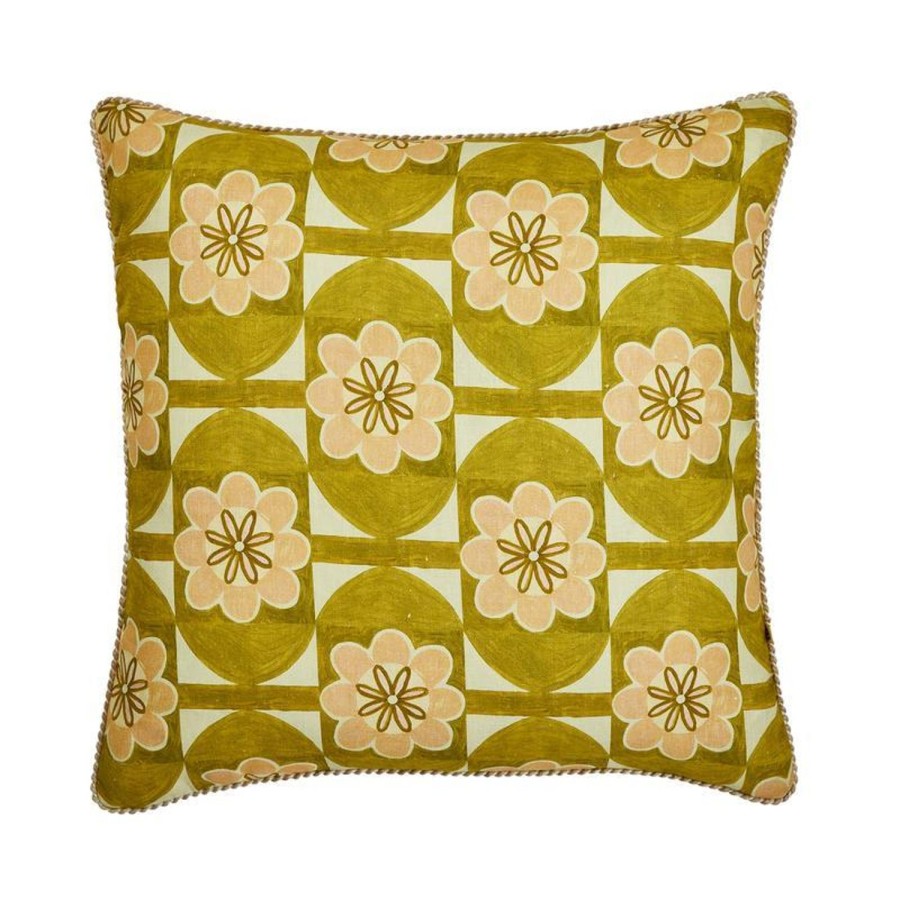 Soft Furnishings | Bonnie & Neil Bloom Citron Cushion 50X50Cm