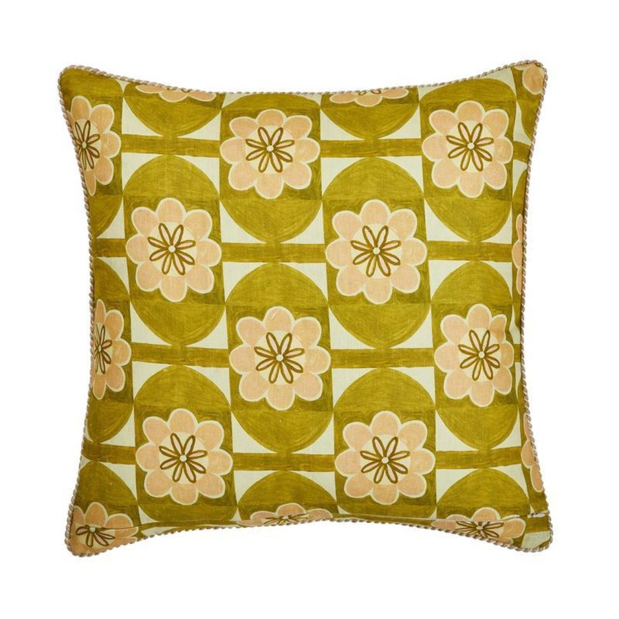 Soft Furnishings | Bonnie & Neil Bloom Citron Cushion 50X50Cm