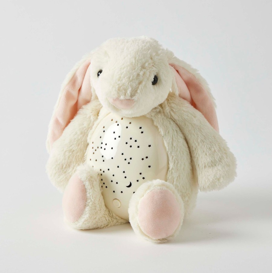 Nursery & Nurture | Jiggle & Giggle Cream Bunny Plush Night Light