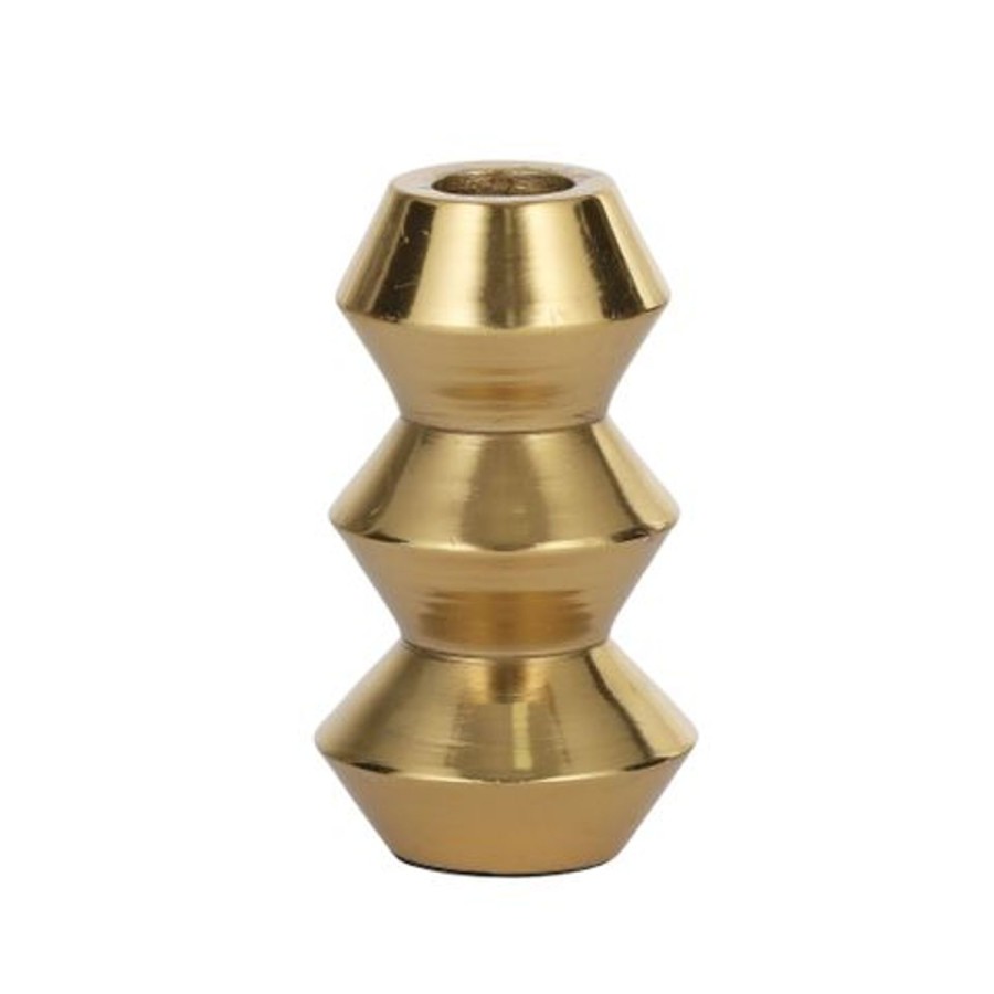 Decor Items | Coast To Coast Home Florence Gold Metal Candleholder 11Cm