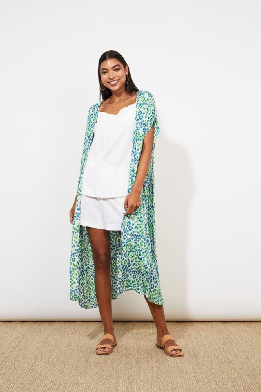 Kimonos & Ponchos | Haven Lamu Cape - Savanna Blue