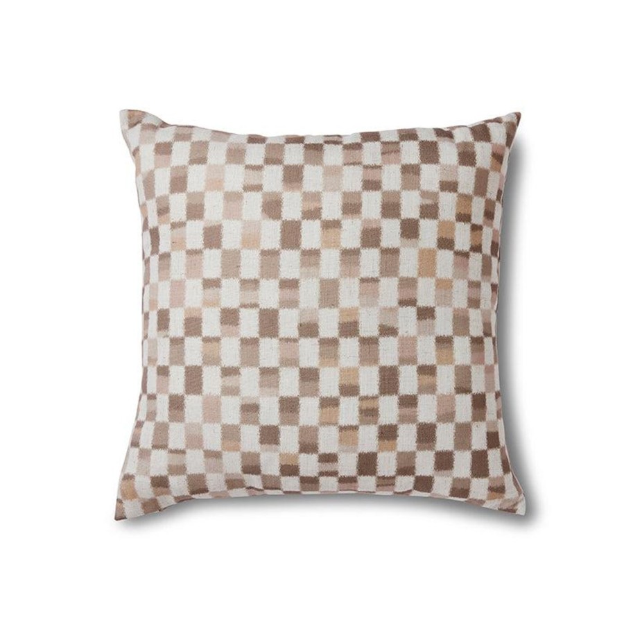 Soft Furnishings | Not specified Checkerboard Neutral Cushion 50X50Cm