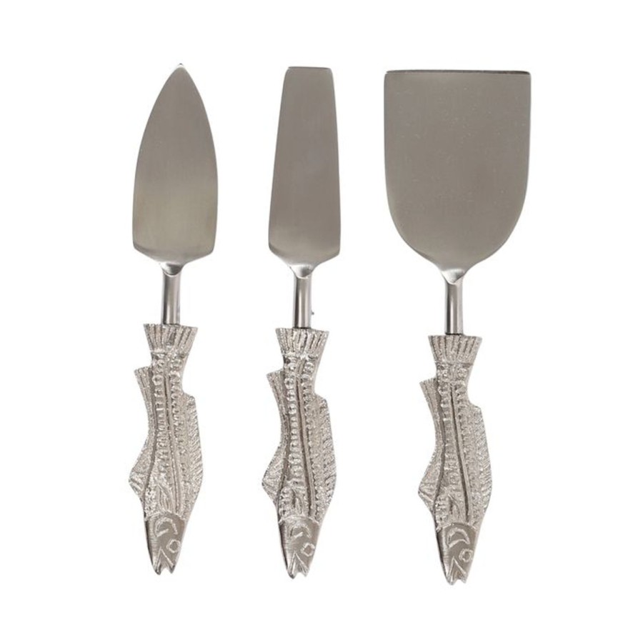 Dining & Entertaining | Coast To Coast Home Carp Set/3 Stainless Steel Cheese Knives