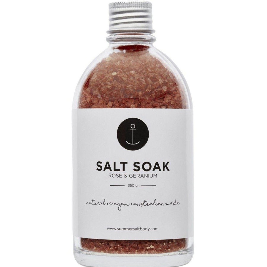 Beauty & Well-Being | Summer Salt Body Salt Soak | Rose & Geranium - 350G