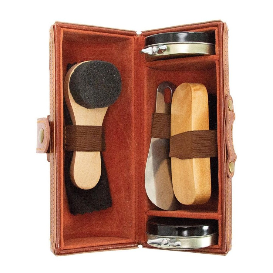 Travel & Outdoors | Annabel Trends Gentleman'S Shoe Shine Kit