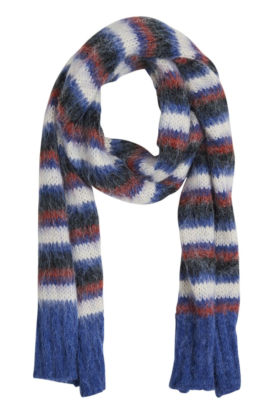 Scarves, Belts & Gloves | Isle Of Mine Serene Scarf - Azure Stripe