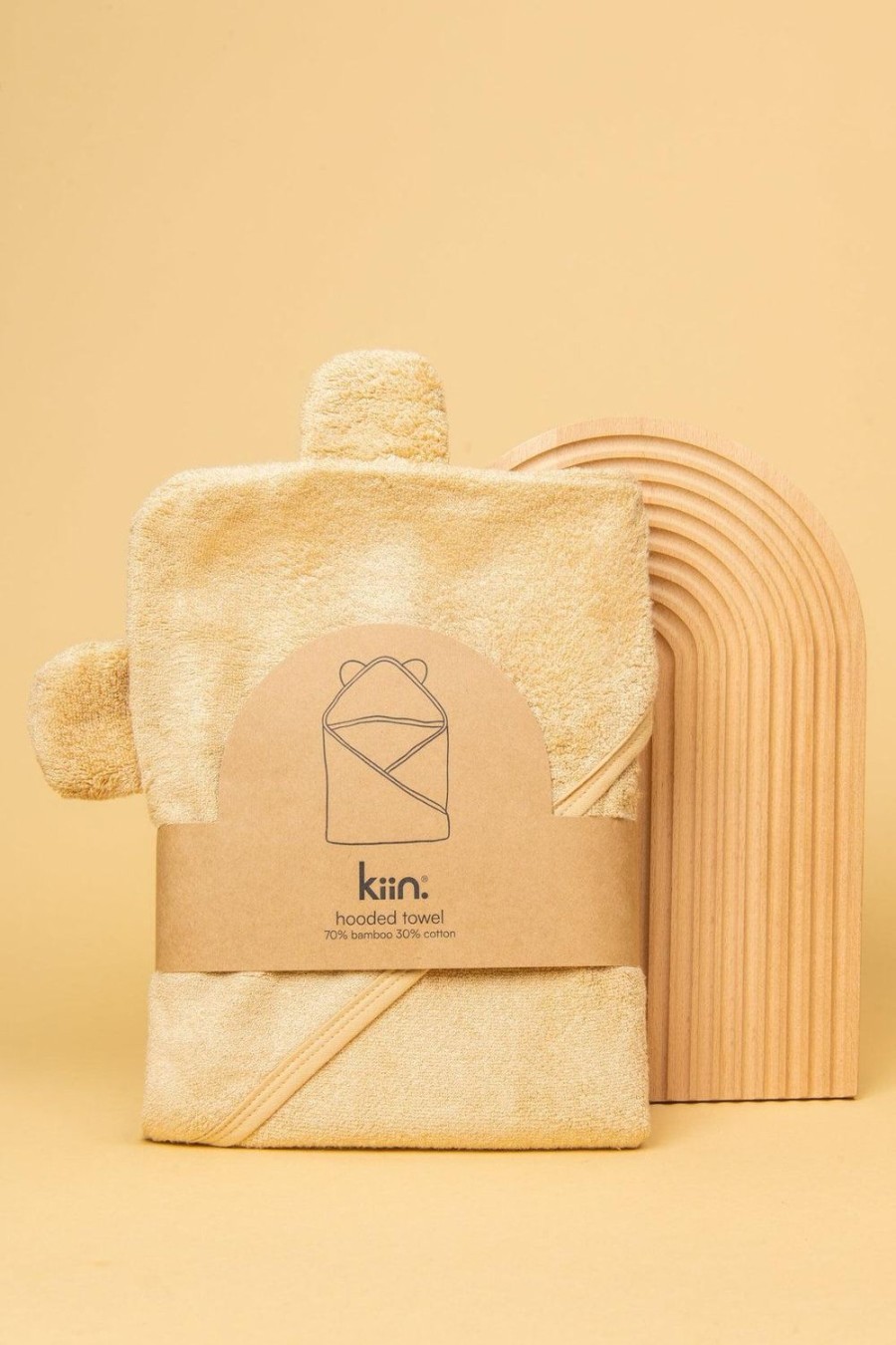 Nursery & Nurture | Kiin Hooded Towel - Oat