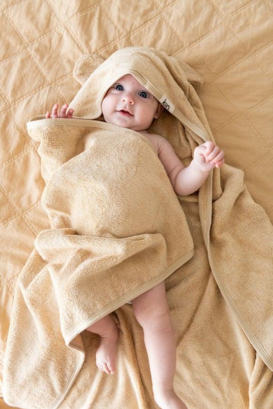 Nursery & Nurture | Kiin Hooded Towel - Oat