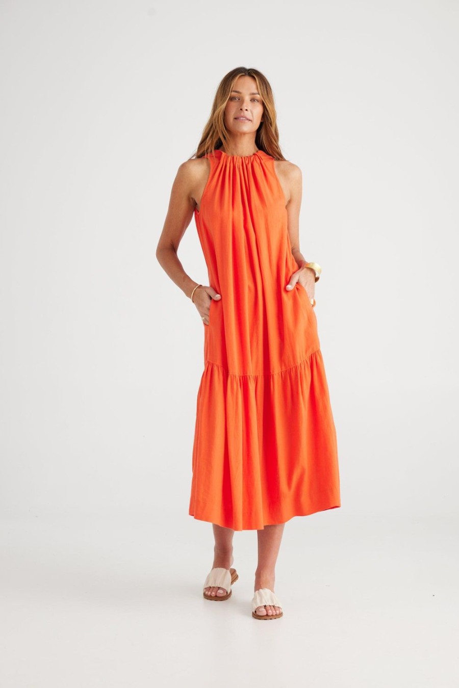 Dresses | Brave & True Koral Dress - Mandarin