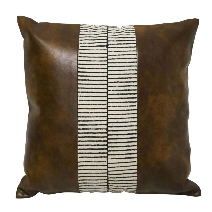 Soft Furnishings | Robert Mark Christo Suede & Cotton Cushion 50X50Cm