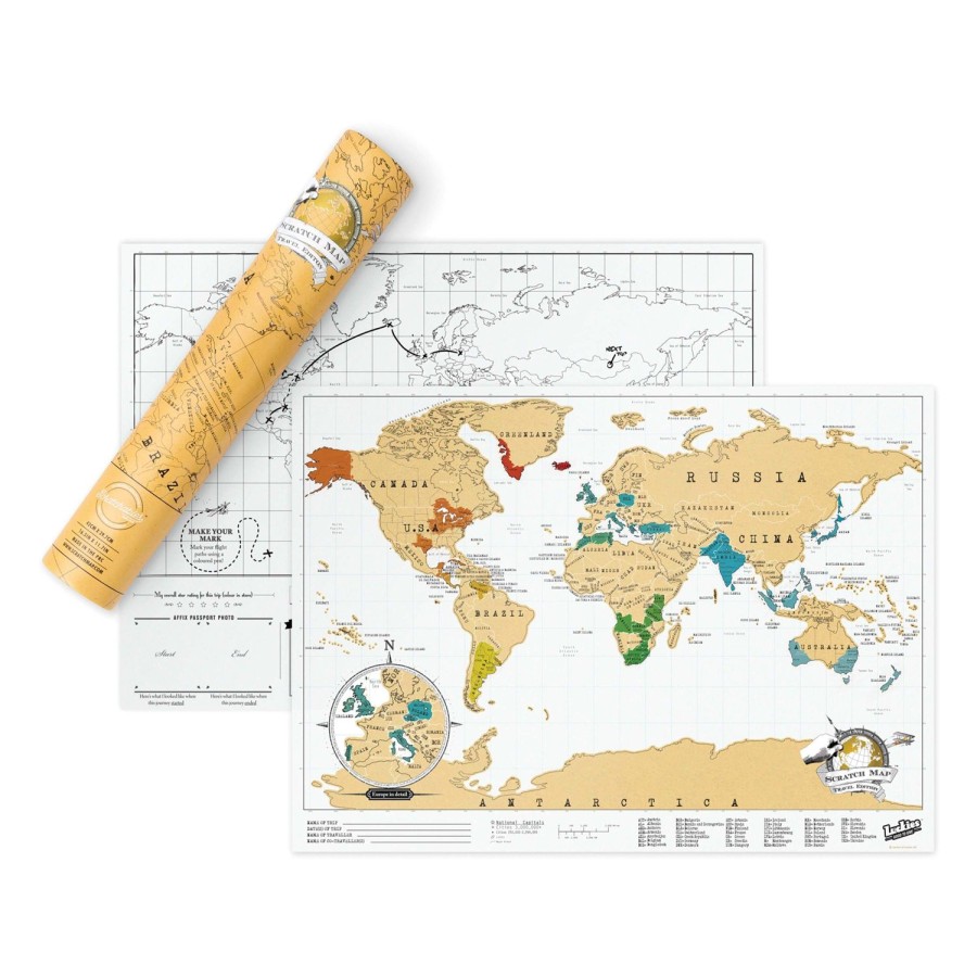 Travel & Outdoors | Luckies Scratch Map Travel Edition