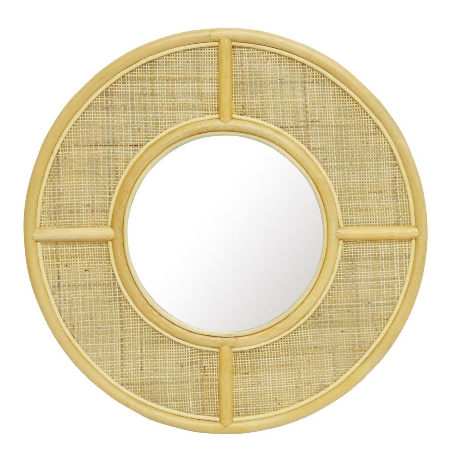 Mirrors | Coast To Coast Home Davana Woven Mirror - Natural