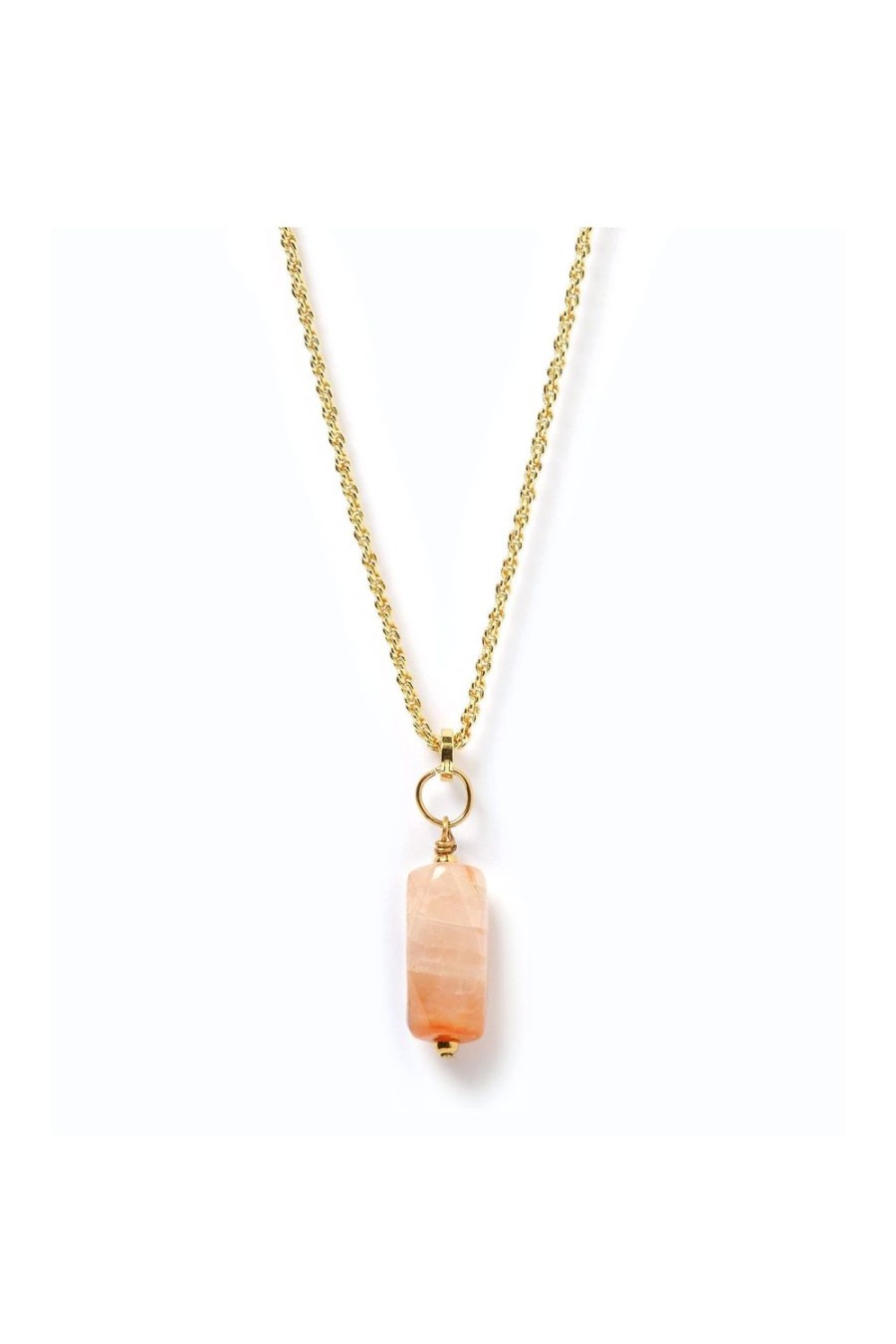 Jewellery | Arms Of Eve Chacha Crystal Pendant Necklace - Sunstone Agate