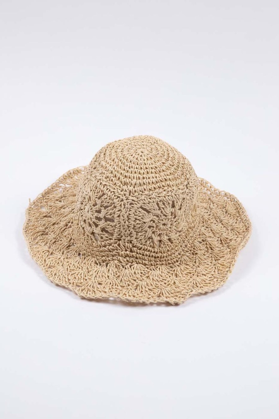 Headwear & Sunglasses | Holiday Salerno Crochet Hat - Natural