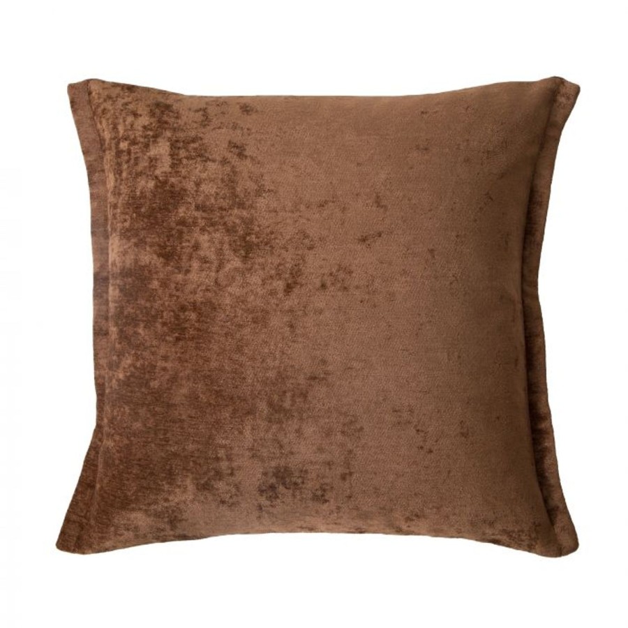 Soft Furnishings | Grand Designs Velvet Cushion 60X60Cm - Brown