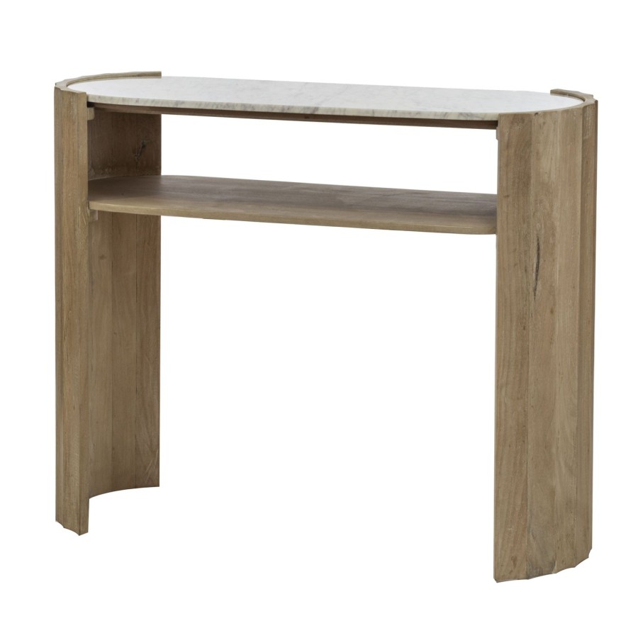 Furniture | Amalfi Republica Console Table - White/Natural