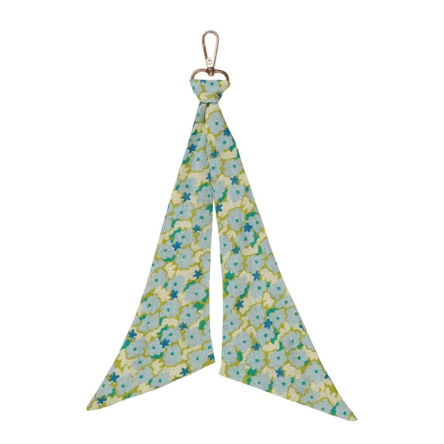 Keyrings | Sage & Clare Leyland Bandana Key Ring - Cloud Floral