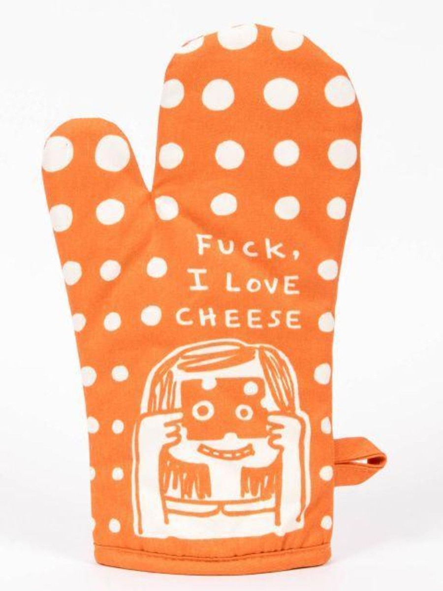 Fun & Games | Blue Q Fuck, I Love Cheese Oven Mitt