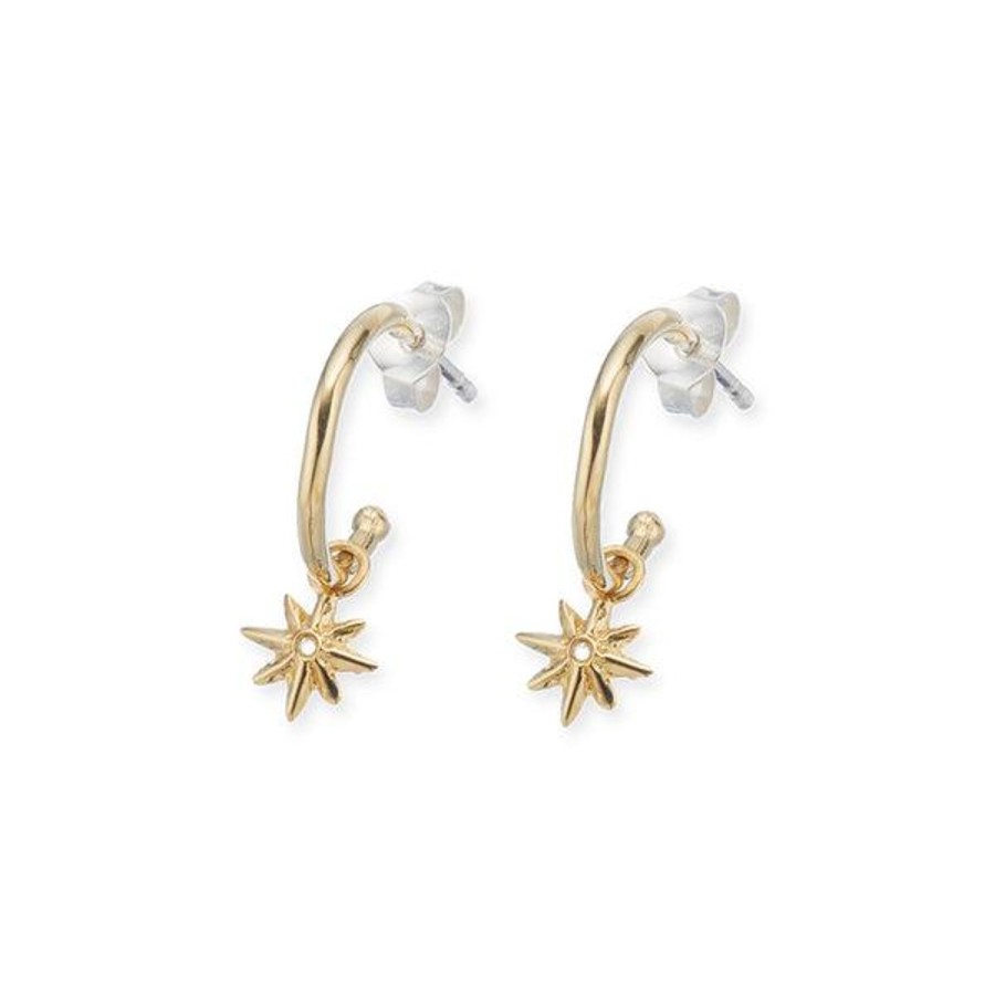 Jewellery | Palas North Star Hoop Earrings