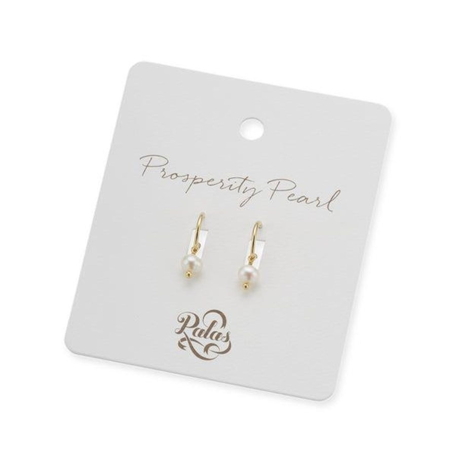 Jewellery | Palas Prosperity Pearl Hoop Earrings