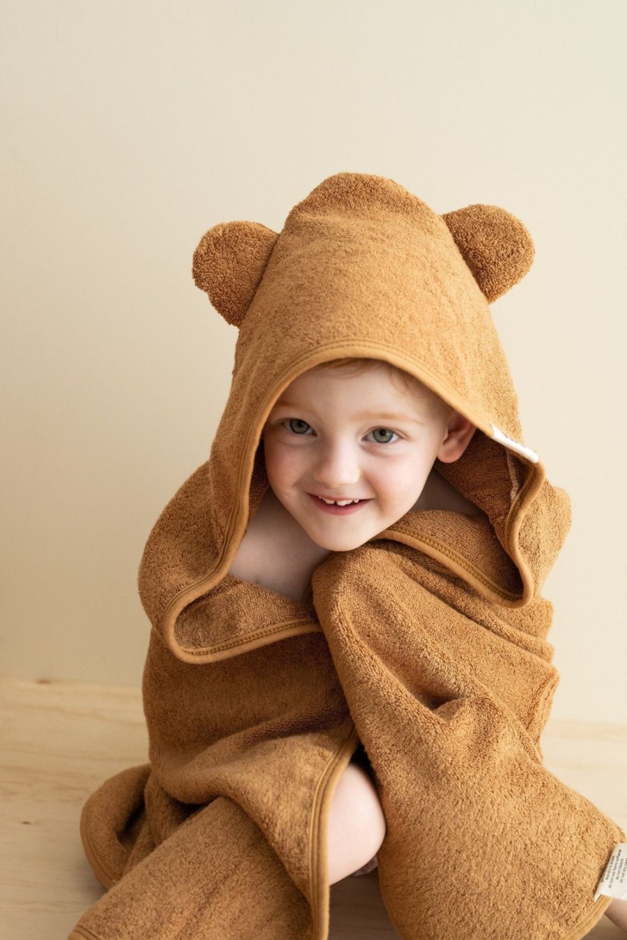 Nursery & Nurture | Kiin Hooded Towel - Caramel