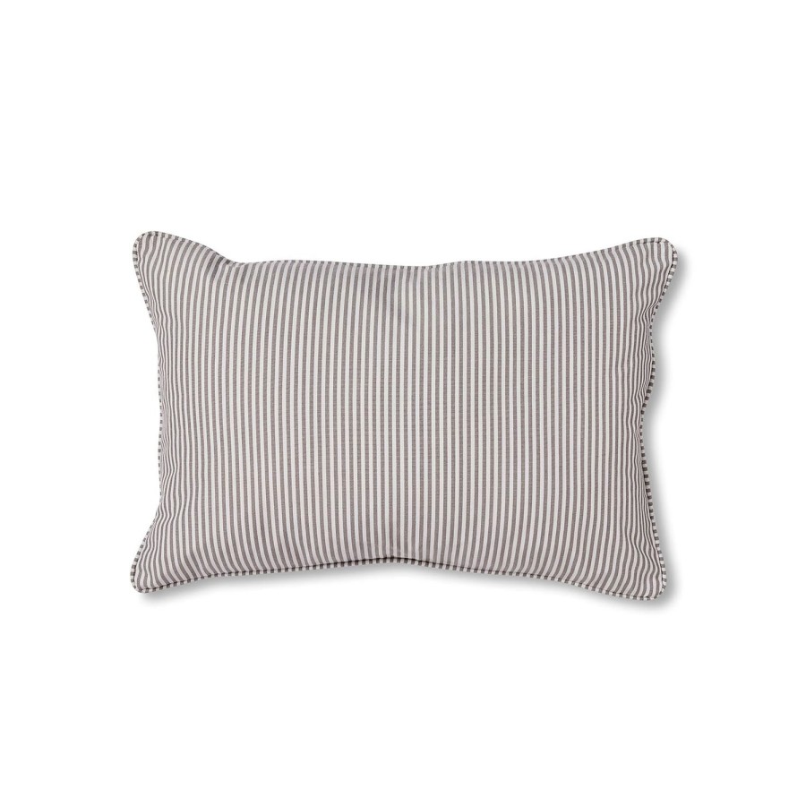 Soft Furnishings | Madras Link Morris Grey Stripe Cushion 40X60Cm