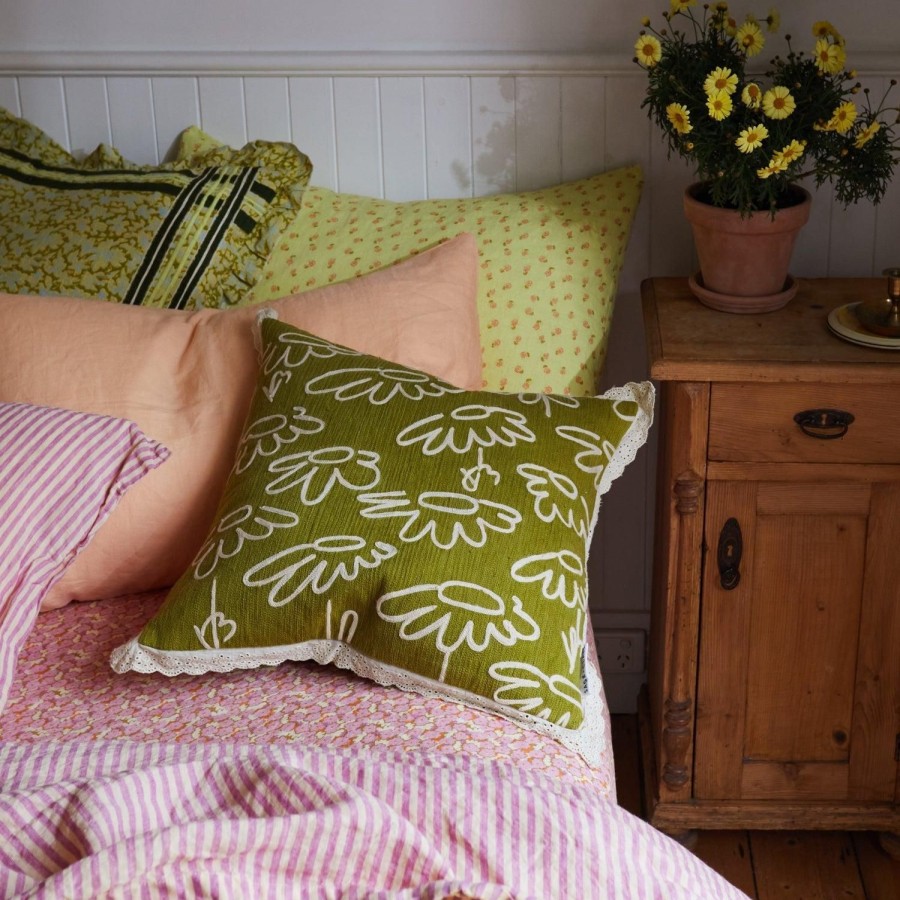 Soft Furnishings | Sage & Clare Kettering Chainstitch Cushion