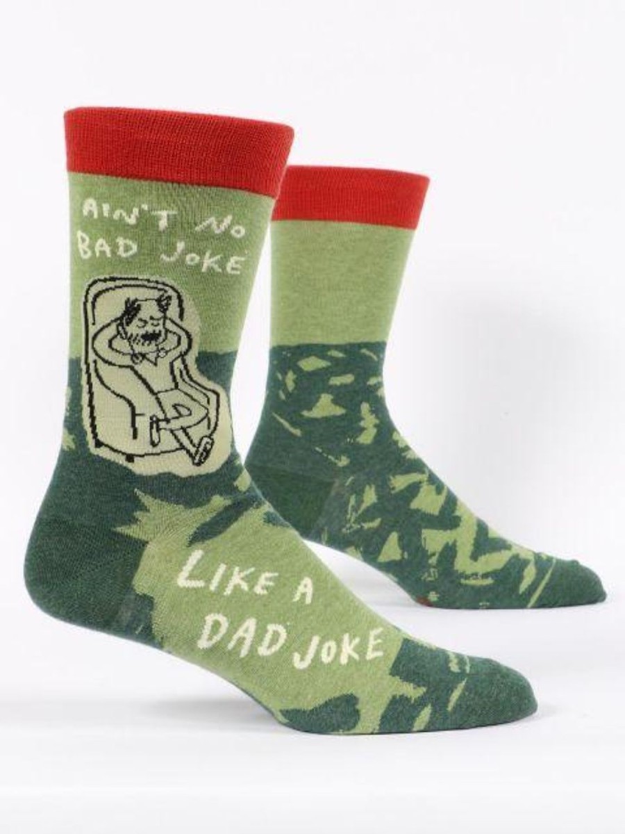 Fun & Games | Blue Q Ain'T No Bad Joke Like A Dad Joke Men'S Crew Socks