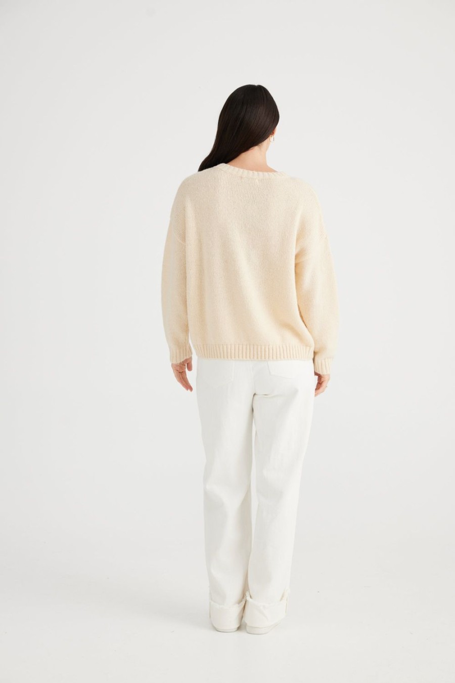 Knitwear & Jumpers | Brave & True Crosley Knit - Vanilla