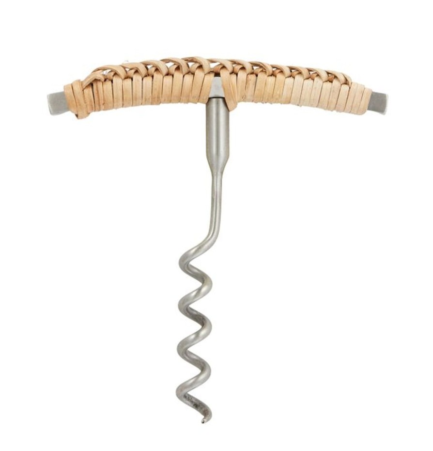 Dining & Entertaining | Coast To Coast Home Polina Stainless Steel/Bamboo Corkscrew