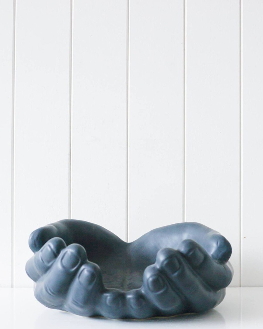 Decor Items | Rayell Ceramic Hands - Matte Black