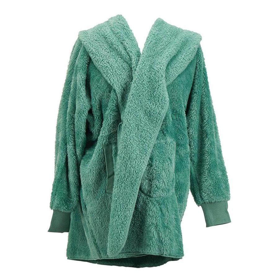 Sleepwear & Robes | Annabel Trends Cosy Luxe Cardi - Dark Sage