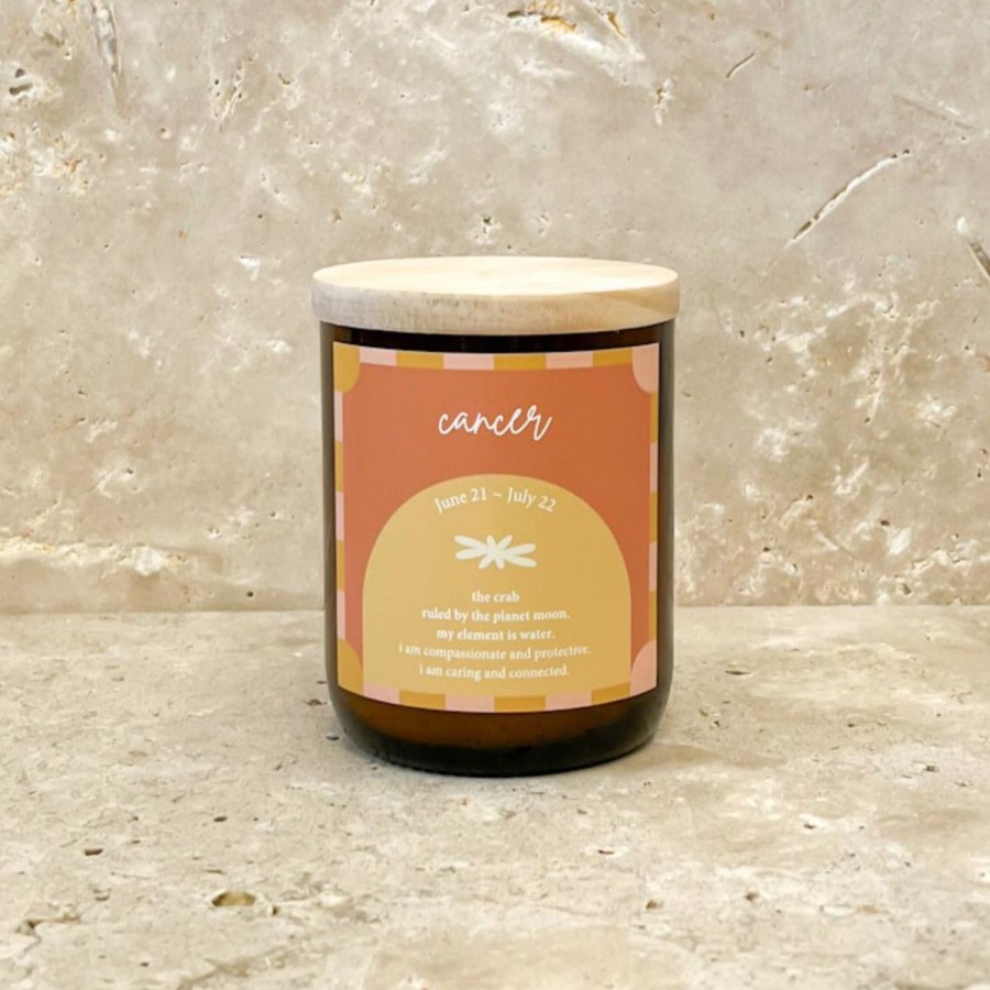 Candles & Fragrance | The Commonfolk Collective Zodiac Colour Candle - Cancer Palm Desert