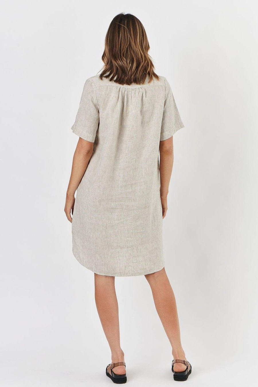 Dresses | Naturals by O&J Meghan Shirt Dress - Rattan