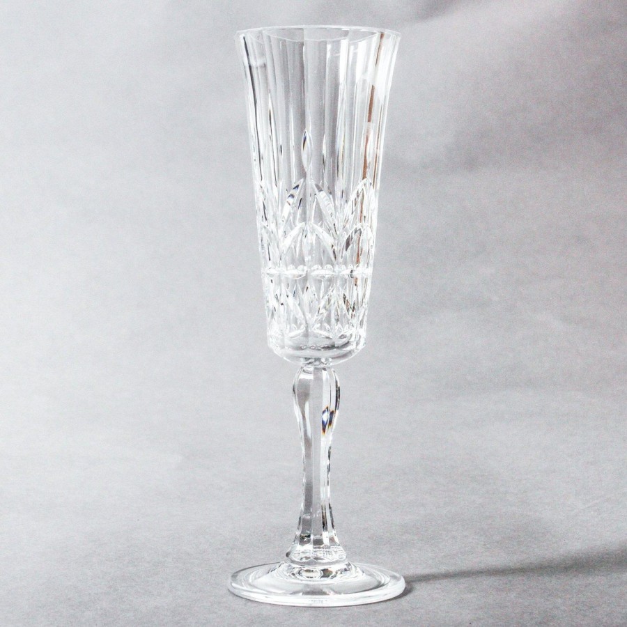 Dining & Entertaining | Indigo Love Pavilion Acrylic Champagne Flute - Clear