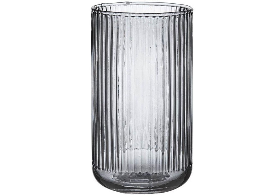 Dining & Entertaining | Ladelle Zephyr Ribbed Charcoal Highball Tumbler