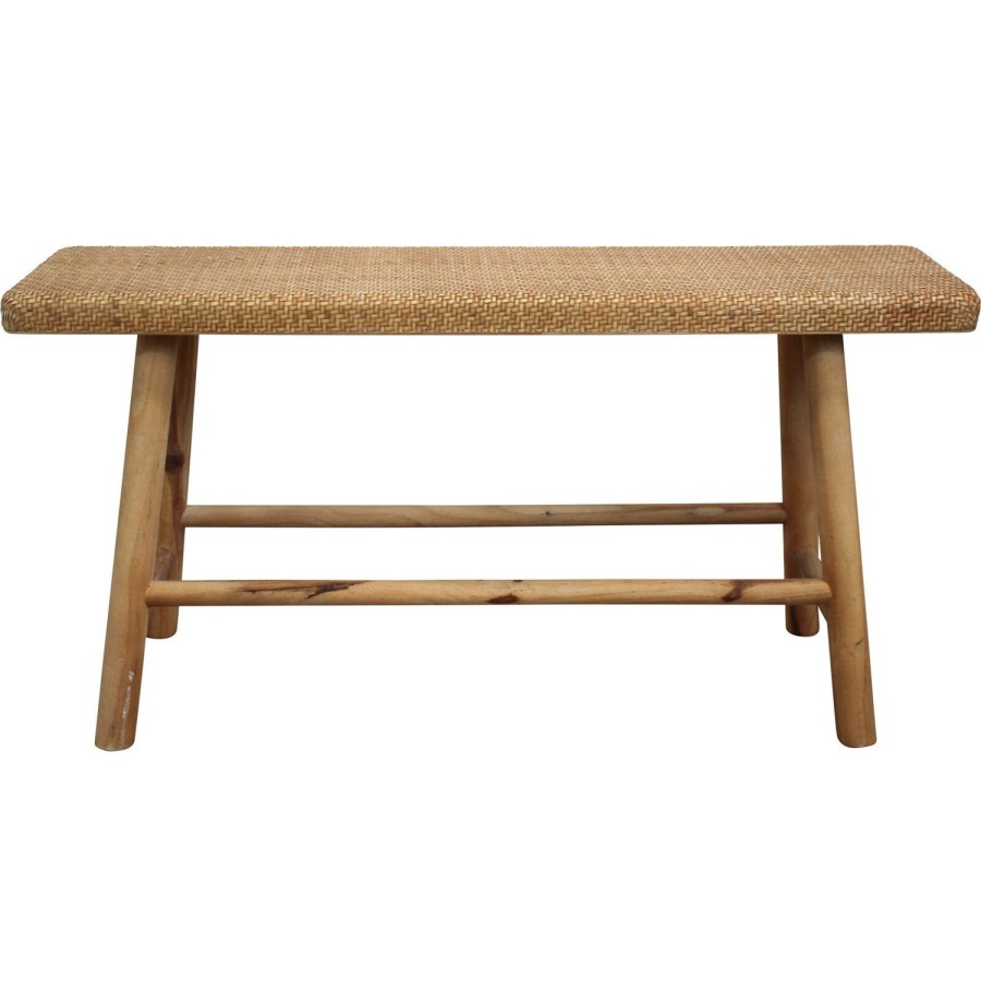 Furniture | Lavida Stool Bench Woven Natural