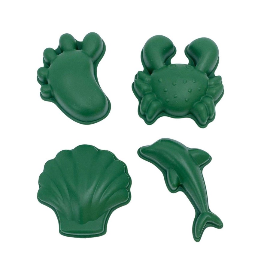 Toys | Scrunch Scrunch Sand Moulds - Dark Moss Green