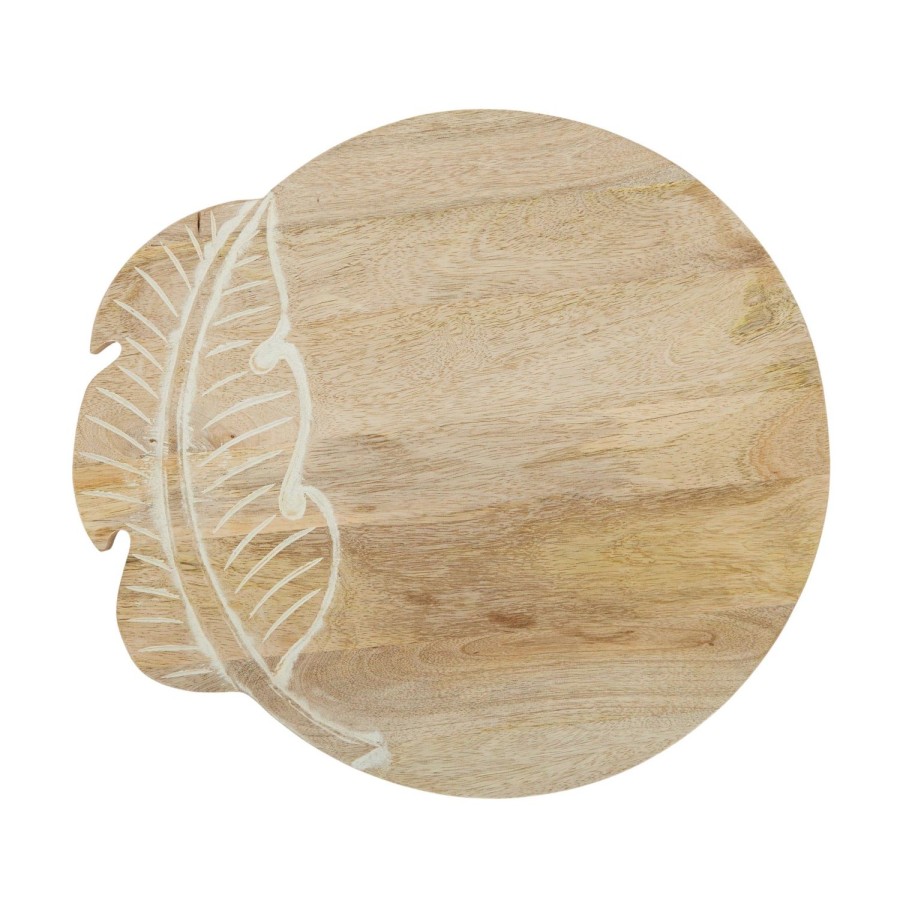 Dining & Entertaining | Coast To Coast Home Alajuela Round Wood Board - Natural/White Wash