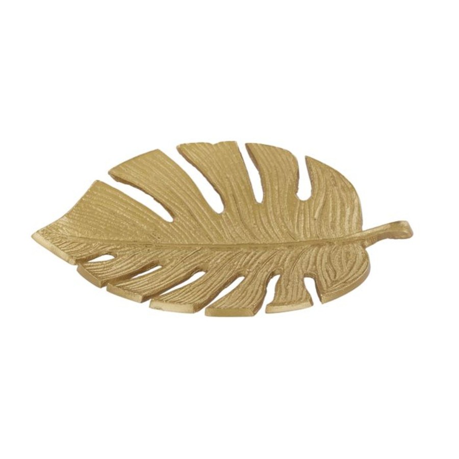 Decor Items | Coast To Coast Home Alajuela Metal Leaf Plate - Gold