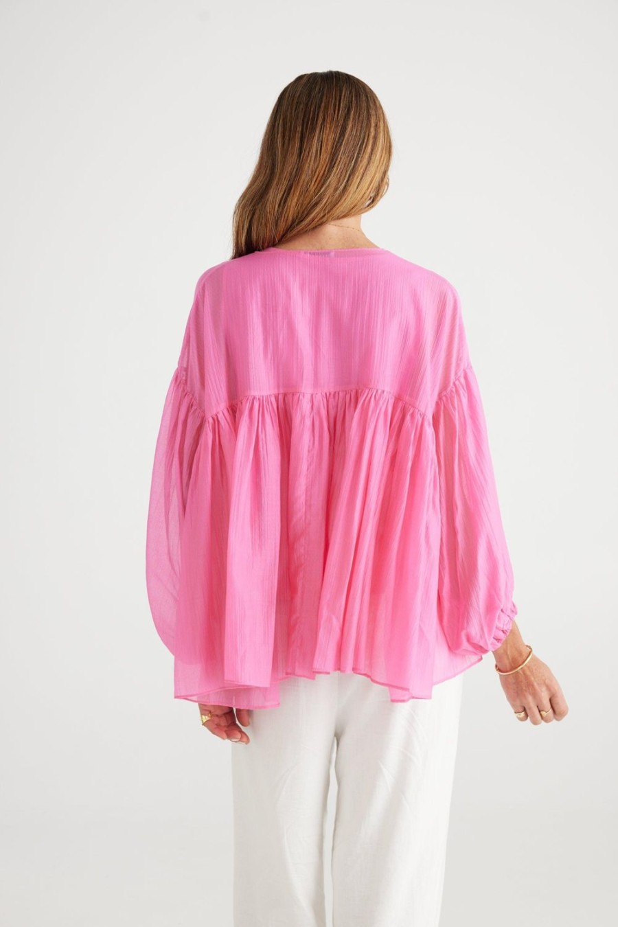 Tops | Brave & True Dahla Top - Pink