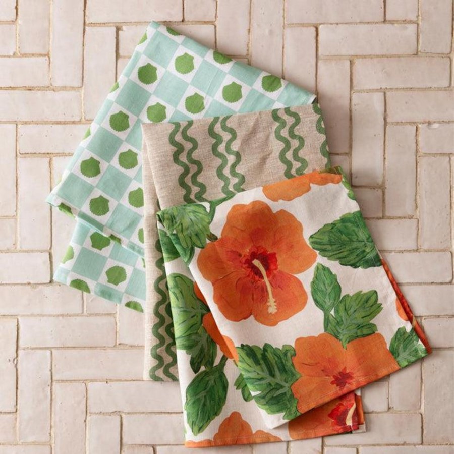 Kitchenware | Bonnie & Neil Shell Check Mint Tea Towel