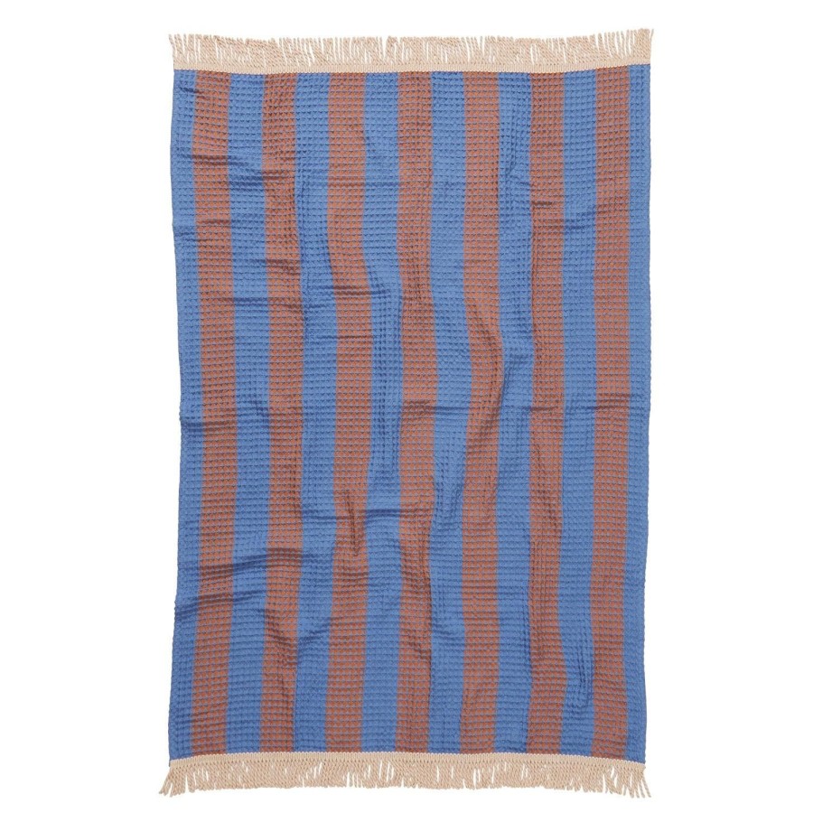 Soft Furnishings | Sage & Clare Zelia Waffle Towel - Blue Jay - Bath Sheet