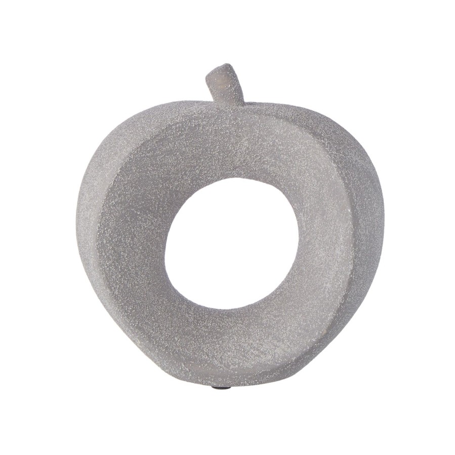 Decor Items | Amalfi Apple Sculpture - Grey