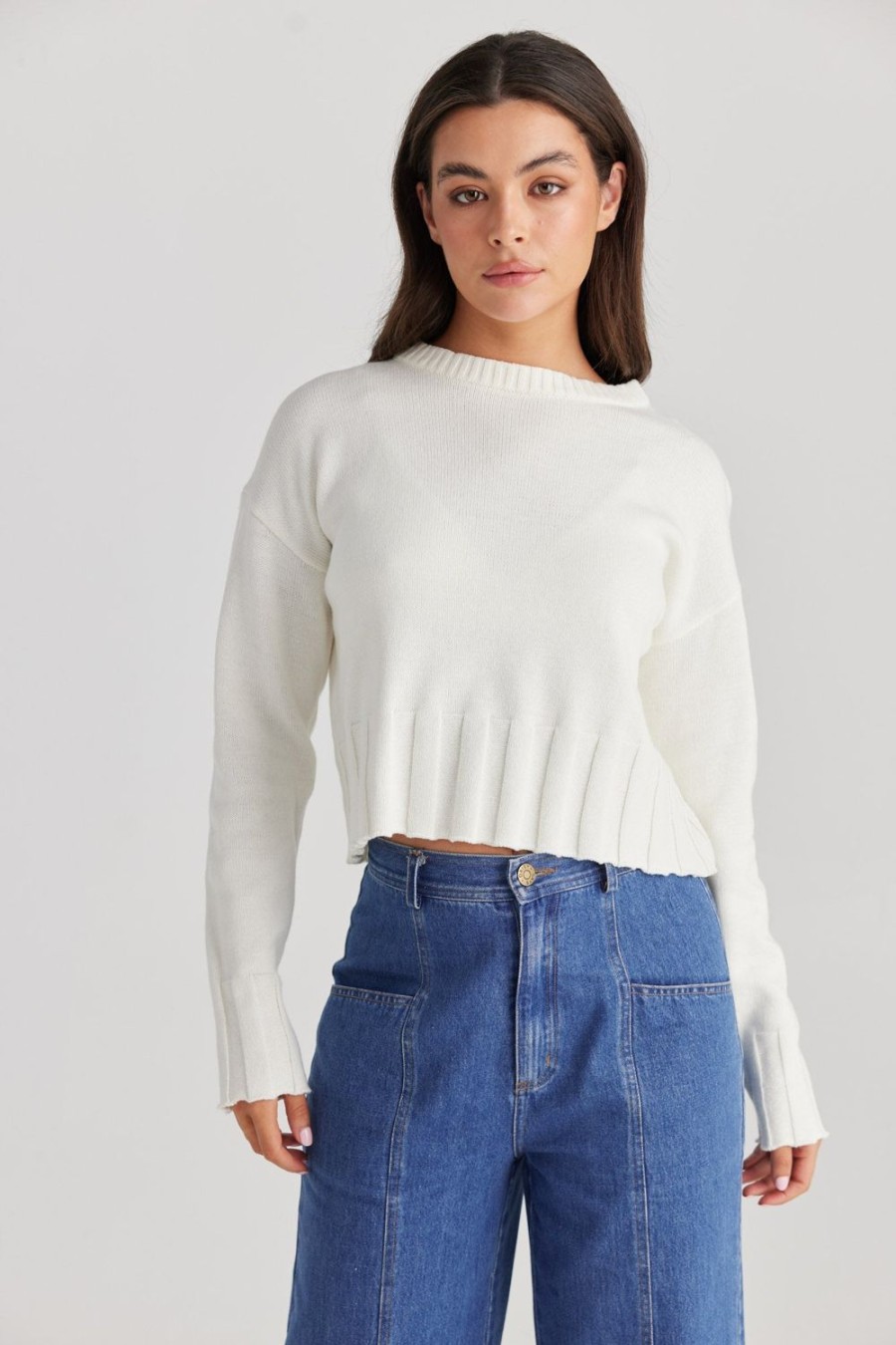 Knitwear & Jumpers | Daisy Says Zoe Knit - Ecru