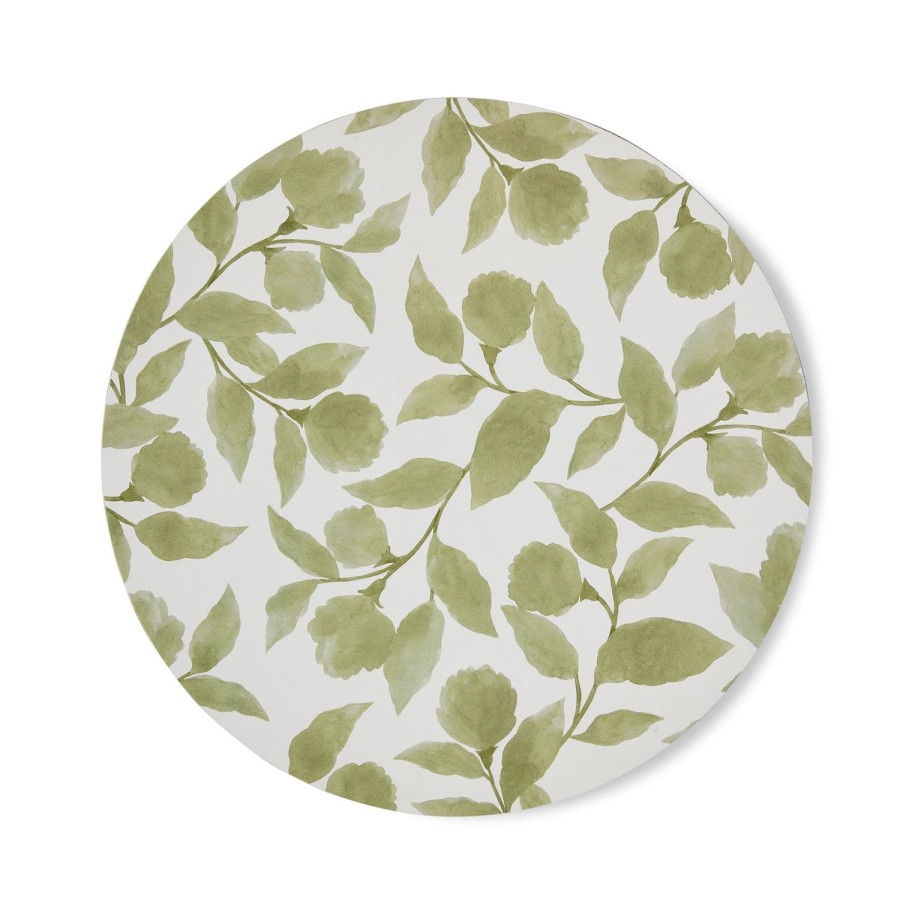 Dining & Entertaining | Madras Link Riviera Green Round Placemat - Set Of 4