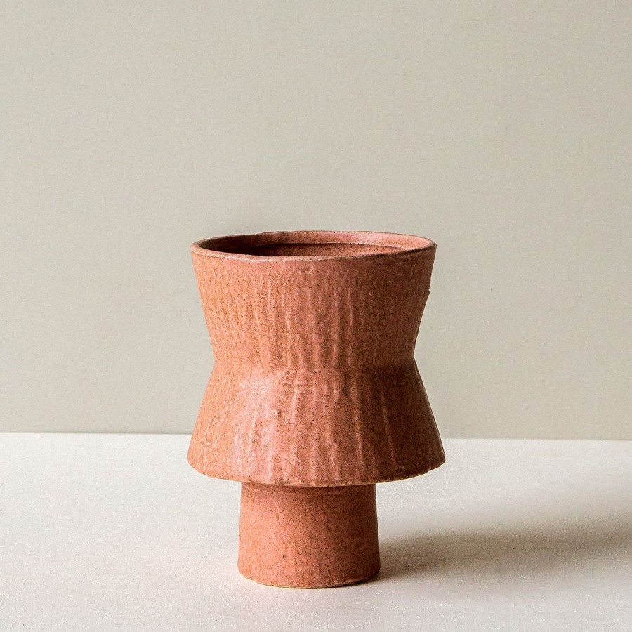 Pots, Planters & Vases | Indigo Love Sascha Vase - Terracotta - Medium