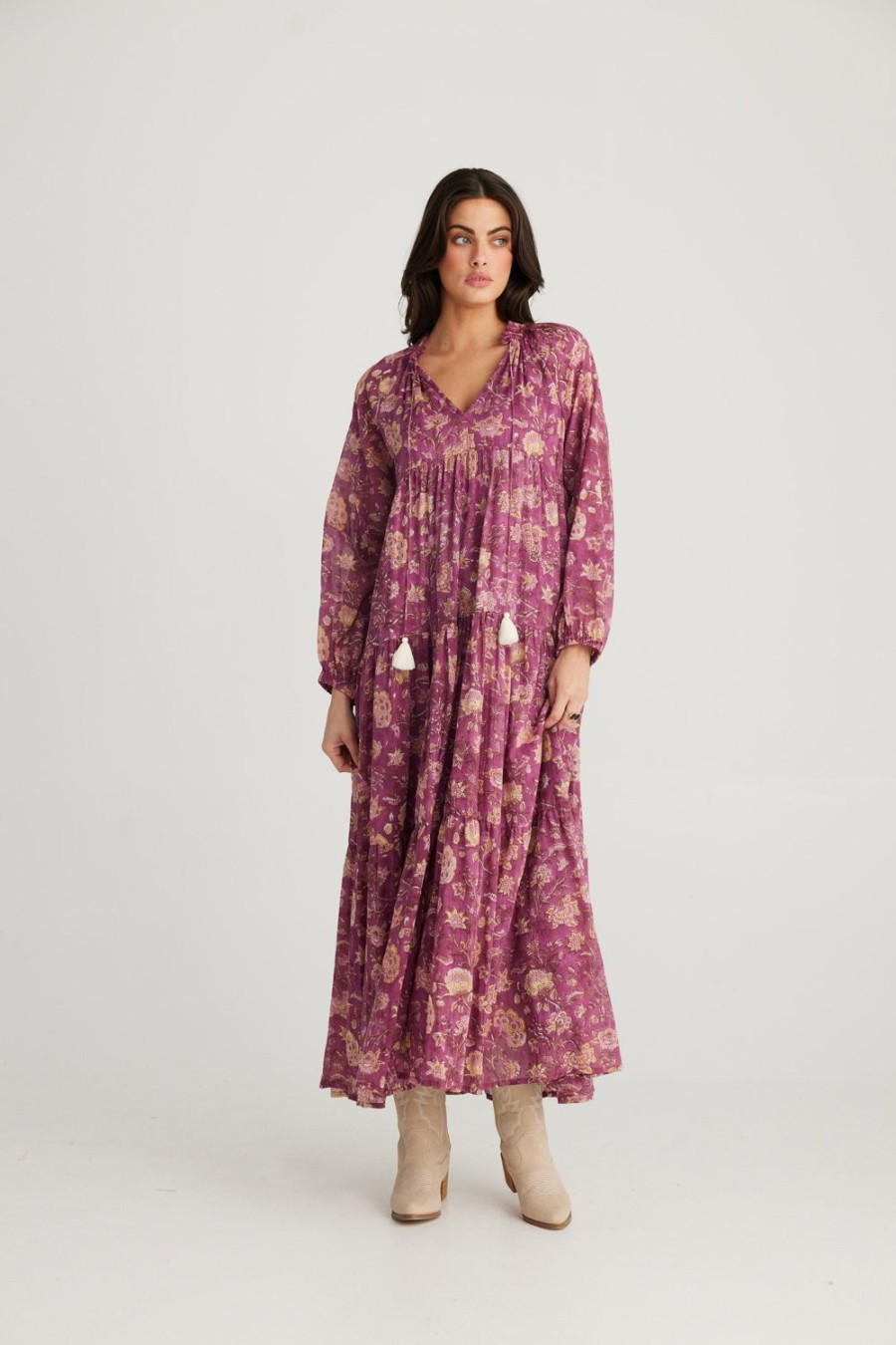 Dresses | Talisman Damascus Dress - Orchid Haze