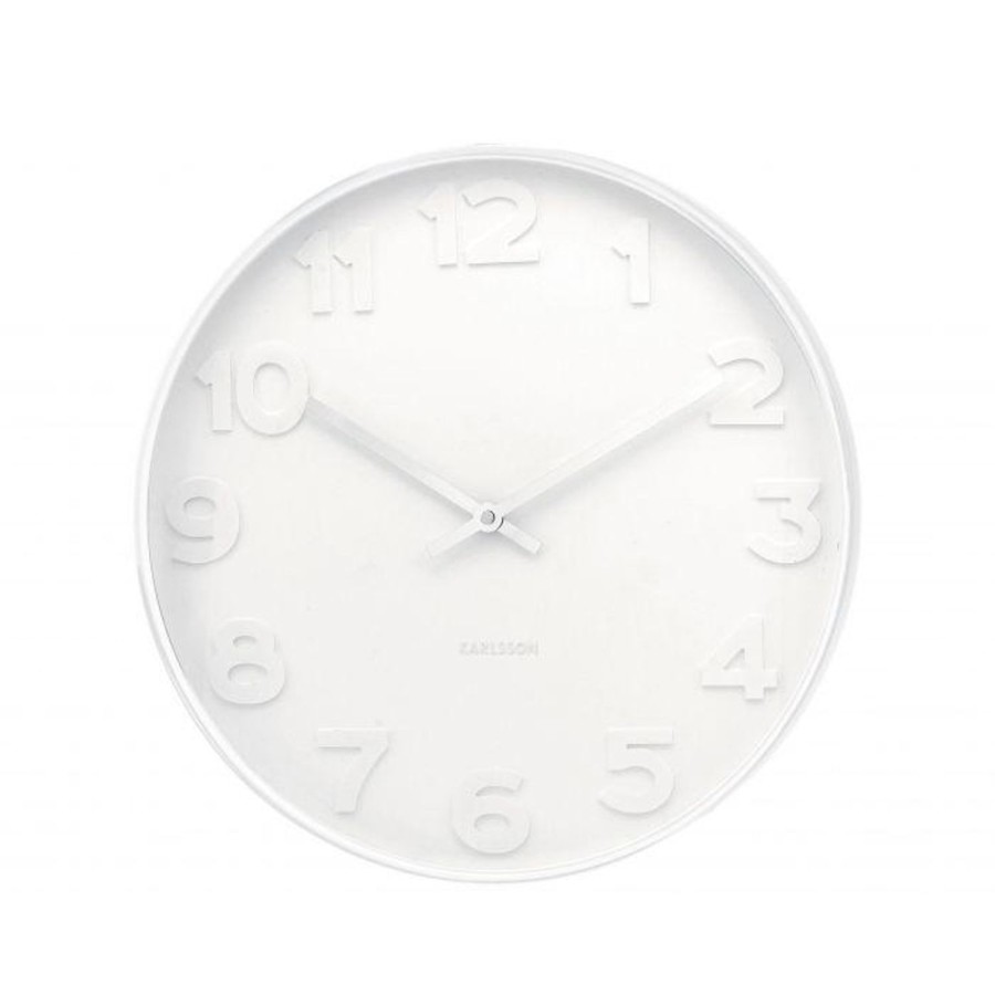 Wall Decor | Karlsson Mr White Wall Clock 38Cm