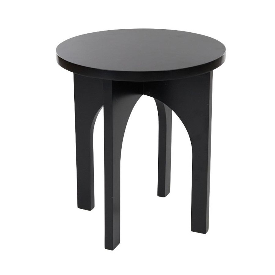 Furniture | Coast To Coast Home Talbot Wood Round Side Table - Black